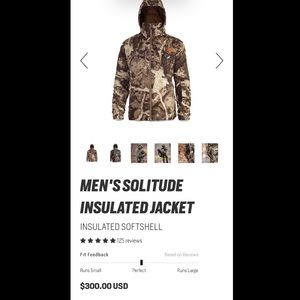 FIRST LITE Men’s Solitude Insulated Jacket.